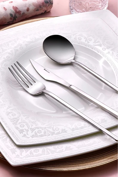 Fortuna 84 Parça 12 Kişilik Çatal Kaşık Bıçak Takımı - Resim 6