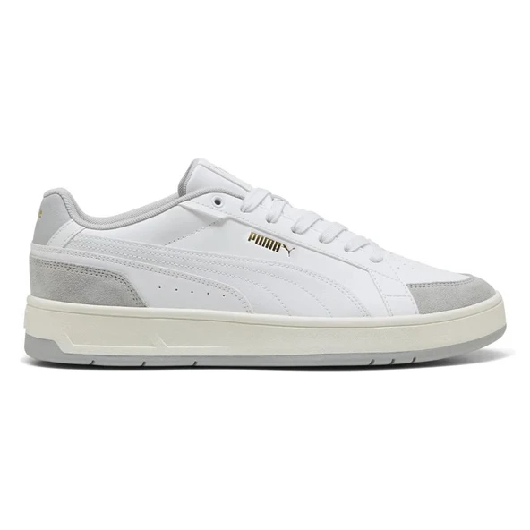 Puma Court Classico Sport Erkek Beyaz Sneaker Ayakkabı 40073102 - Resim 6