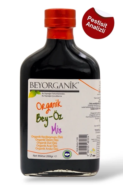 Organik Bey Öz Mix 260gr (PESTİSİT VE AĞIR METAL ANALİZLİ) - Resim 7