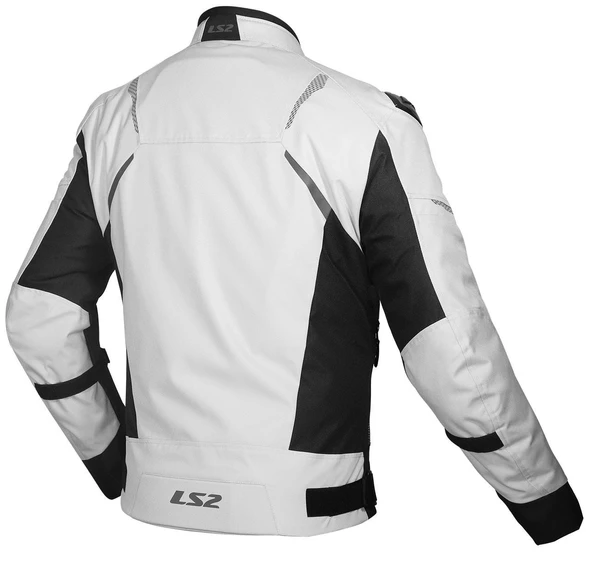 LS2 ZOOM ERKEK MOTOSİKLET MONT GRİ-SİYAH - Resim 2