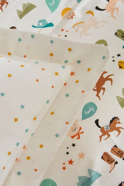 Karaca Home Young Cowboys Tek Kişilik Nevresim Takımı - Resim 2