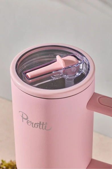 Perotti 17237 Colte V2 Paslanmaz Çelik Termos Bardak 1,2 Lt Pembe - 2