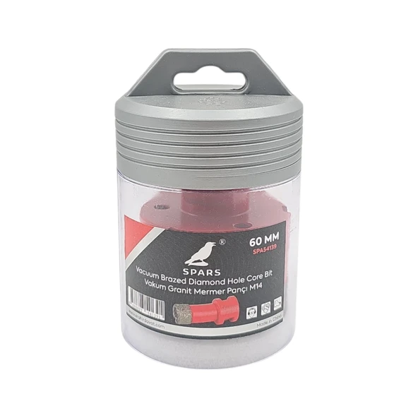 Fixonic Spars SPA54139 60mm M14 Elmas Mermer Granit Delme Panç - Resim 4