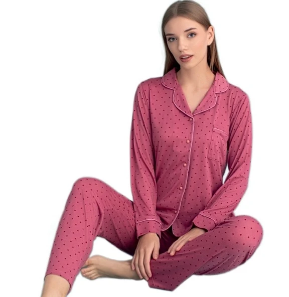 Luna Mare Kadın Pijama Takımı Yumuşak ve Rahat Ev Giyim S/2XL ürün görseli