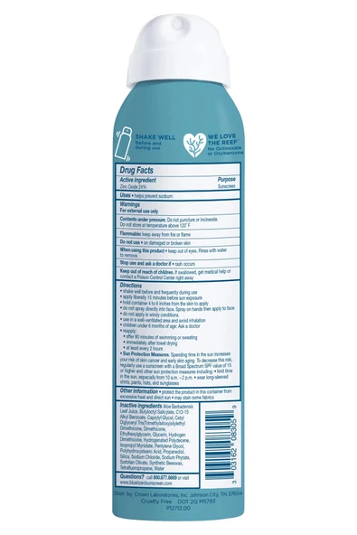 Blue Lizard Sensitive SPF50 Hassas Ciltler İçin Mineral Güneş Spreyi 142GR - 2