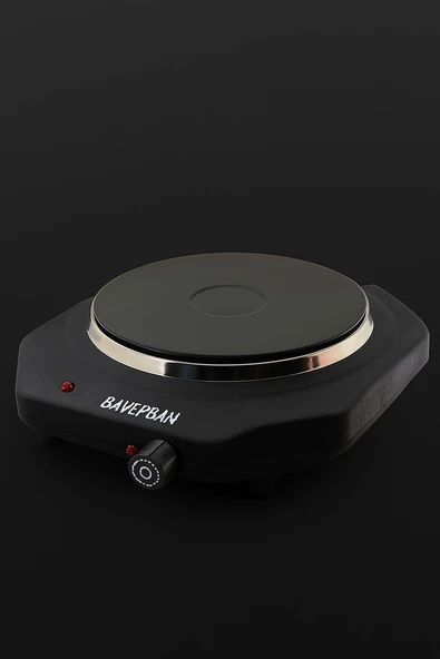 Bayersan Tek Gözlü Elektrikli Ocak Pleytli, 1500W, Taşınabilir Set Üstü - Resim 2