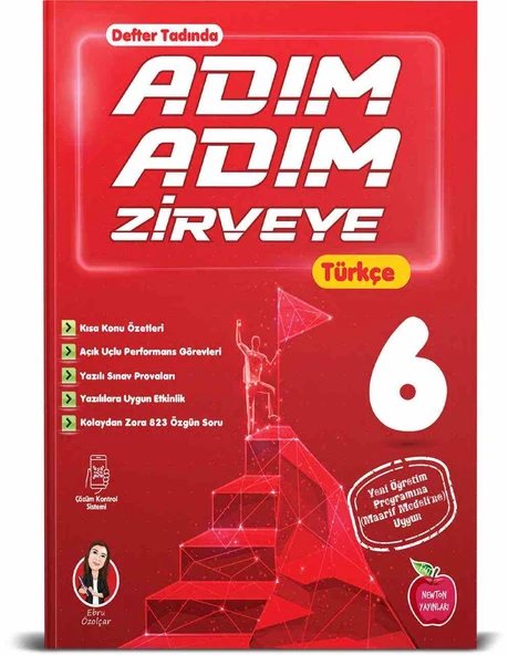 Newton Yayınları 6. Sınıf Adım Adım Türkçe Soru Bankası Yeni Maarif