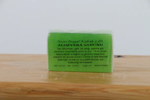 NATUREL KABAK LİFLİ ALOEVERA SABUN 110 GR - Resim 2
