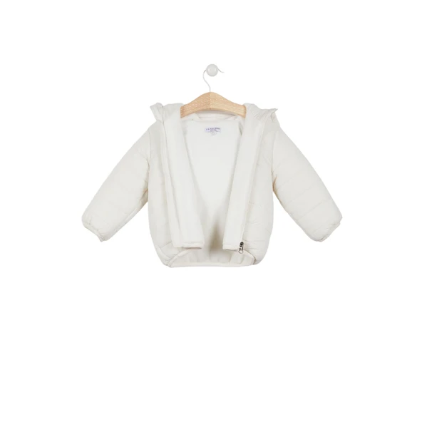 Lisanslı Ekru Bebek Mont - Resim 3