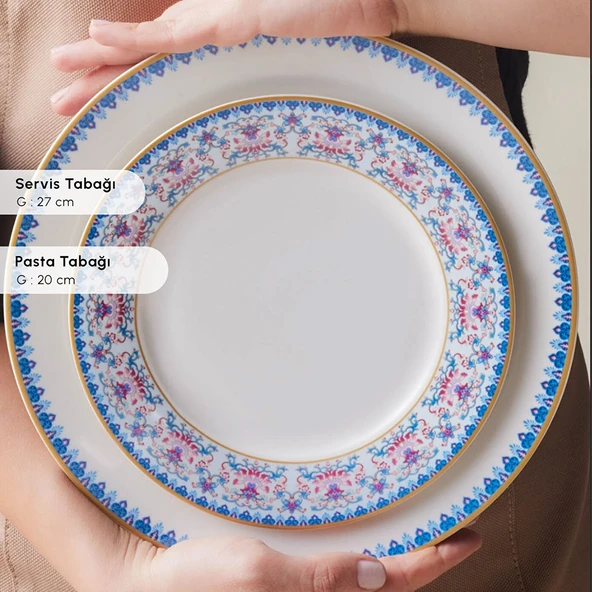 Karaca Forever Bone Melen 24 Parça 6 Kişilik Yemek Takımı - Resim 5