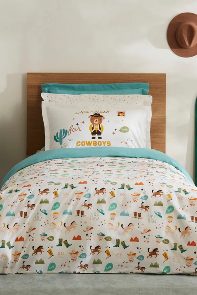 Karaca Home Young Cowboys Tek Kişilik Nevresim Takımı - Resim 5