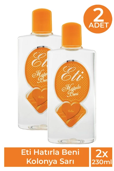 Eti Sarı Hatırla Beni Kolonyası 230 ml 2 Adet ürün görseli 1