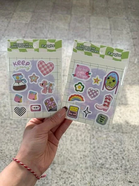 Keep Goinng 2li Sayfa Sticker