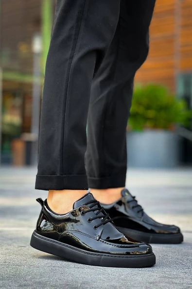 KB-X5 Kuback Kömür Rugan Günlük Erkek Ayakkabı ürün görseli