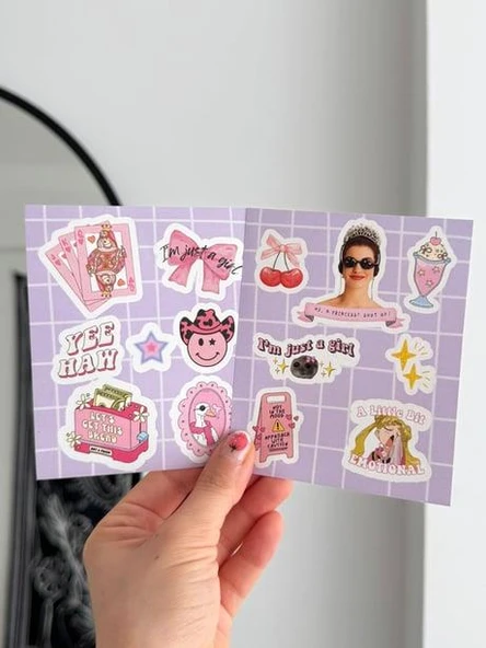 Girl Mood Sheet 2li Sayfa Sticker