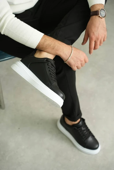 KB-B2 Kuback Siyah Cilt Günlük Erkek Ayakkabı - Resim 3