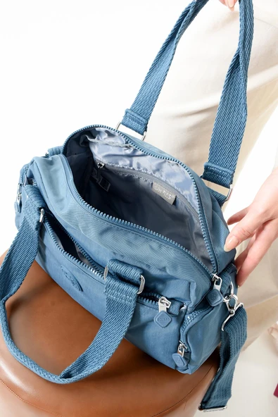 Bolsas Çapraz Askılı Kadın Çanta Mavi 1070 - Resim 3