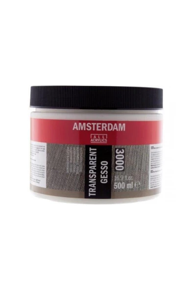 Talens Amsterdam Acrylic Şeffaf Gesso 3000 500 ml. ürün görseli 1