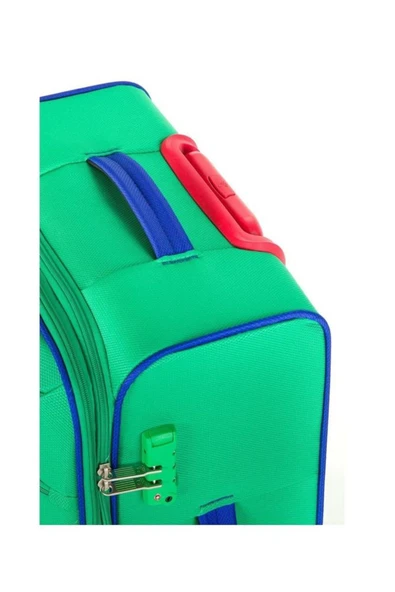 Benetton Kabin Boy Kumaş Valiz Yeşil Bnt2100 - Resim 4