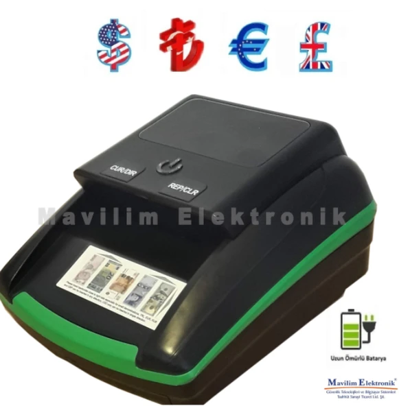 Bill Counter AL-130 F4 SahtePara Kontrol Makinesi TL, USD, EURO, GBP