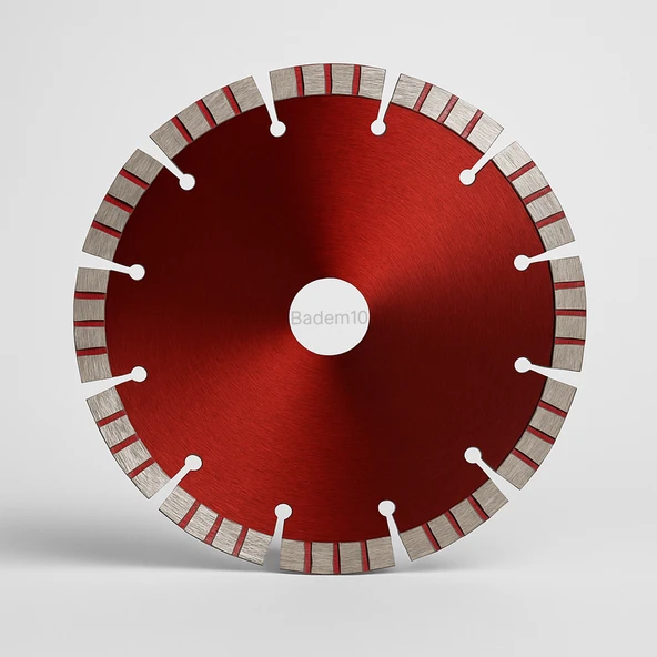 Turbo Kanallı Elmas Kesme Diski Avuç Taşlama Seramik Beton Granit Tuğla Blok İçin Uygun 180 mm 18 cm ürün görseli