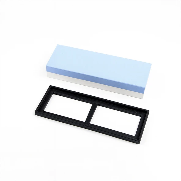 Çift Taraflı El Taşlama Profesyonel Bıçak El Aletleri Makas Şef Biley Bileme Taşı 1000/6000 Grit Kum - Resim 5