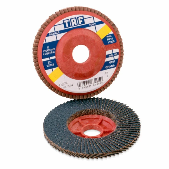 TAF T-LNZ74B-120 Flapdisk Zir-Oks Lnz74B-120 K.115X22 mm ürün görseli