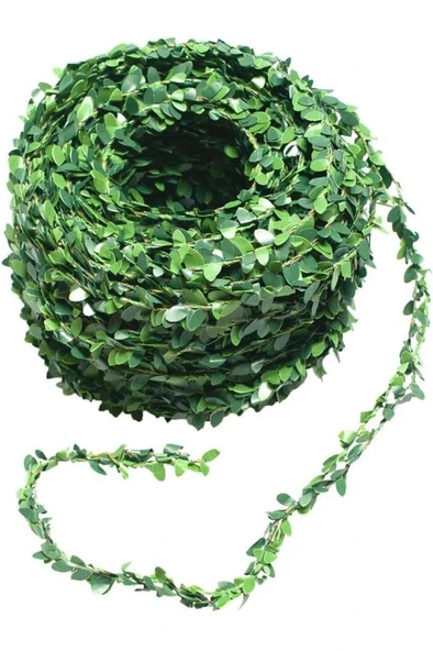 Dekoratif Yapraklı Tel 7 Metre Süs Çiçek – Dış Mekan Sarmaşık Bitkileri ürün görseli