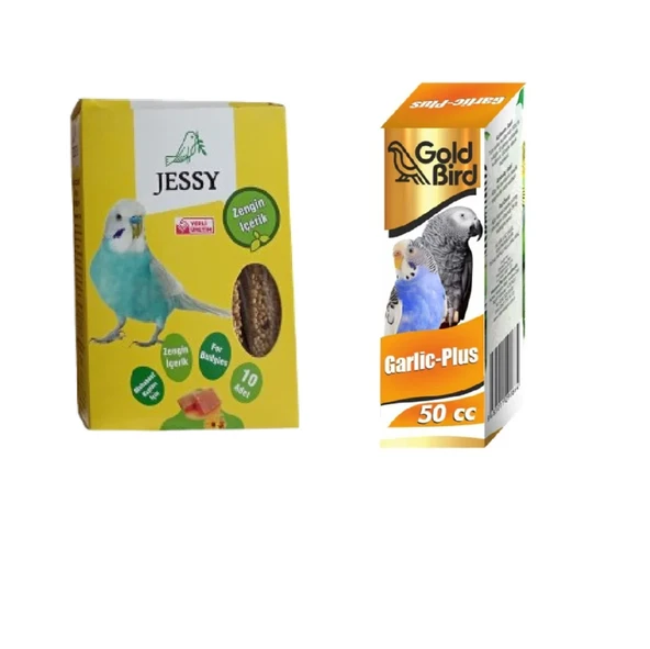 Garlic-Plus Kafes Kuşları Için Iştah Acıcı Damla Ve Jessy Ballı Kraker 10 lu ürün görseli