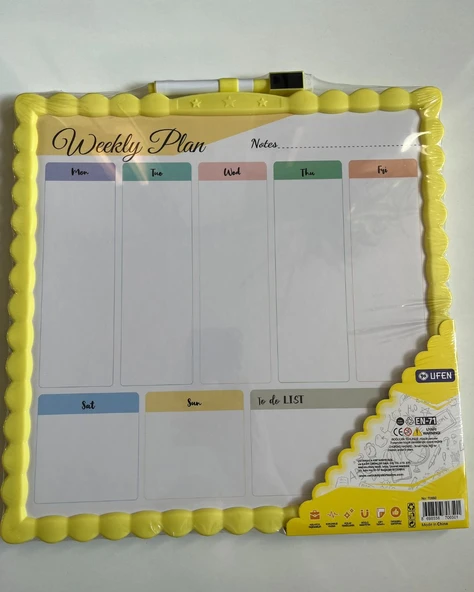 Manyetik Yazı Tahtası Çift Taraflı 29 Cm x 29 Cm - 5