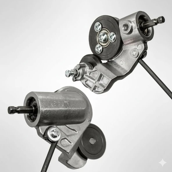 Matkap Ucuna Takılabilir Metal Plaka Sac Kesme Aparatı Endüstriyel Güçlü Kesim Başlığı Daire Testere - Resim 5