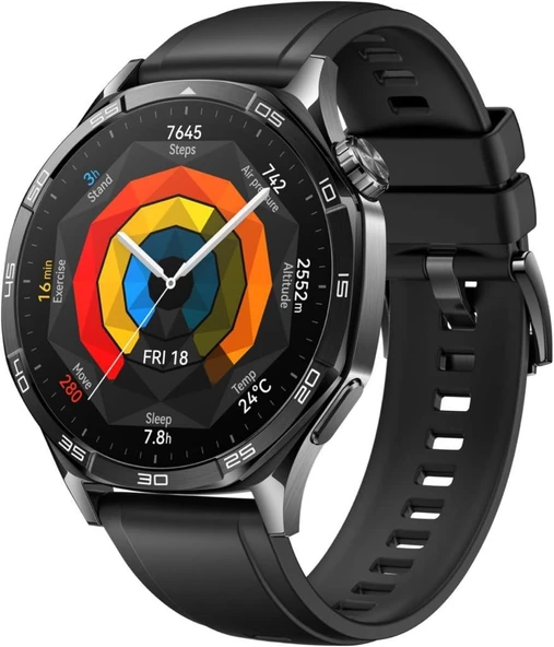 Huawei Watch GT 5 46mm Siyah Akıllı Saat (Huawei Türkiye Garantili) - 1