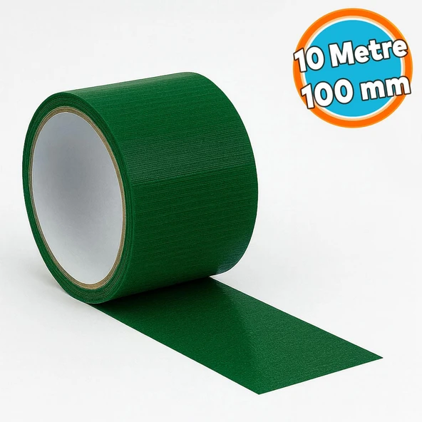 Tamir Bandı Yeşil 100 mm x 10 mt Çok Amaçlı Güçlü Yapışkanlı Suya Dayanıklı Onarım Yalıtım Bandı ürün görseli