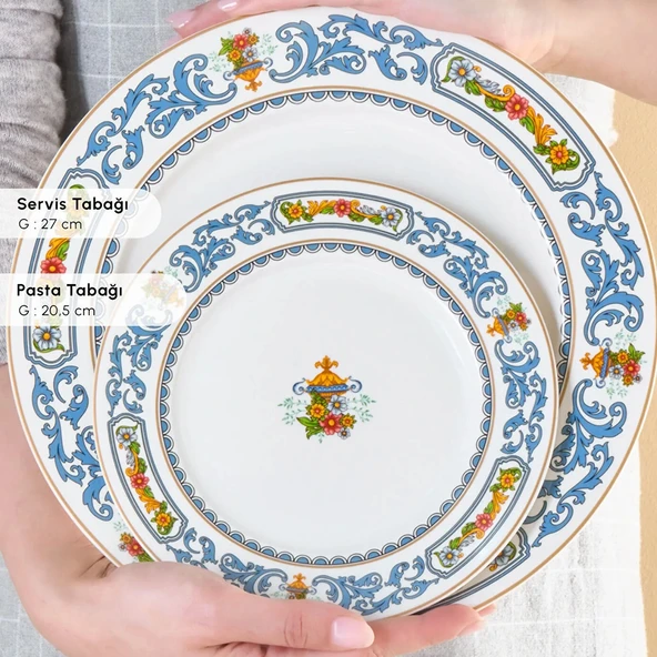 Karaca Forever Bone Vase 24 Parça 6 Kişilik Yemek Takımı - Resim 5