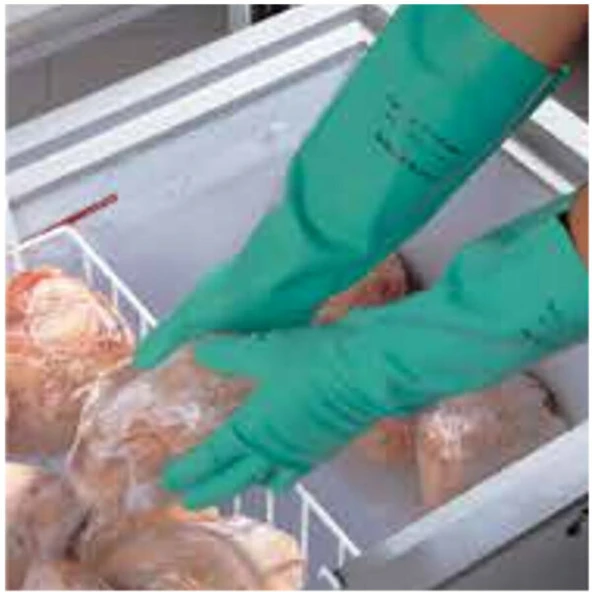 RUBBEREX RNU22-18-9 Green Nıtron Eldiven No:9 ürün görseli 1