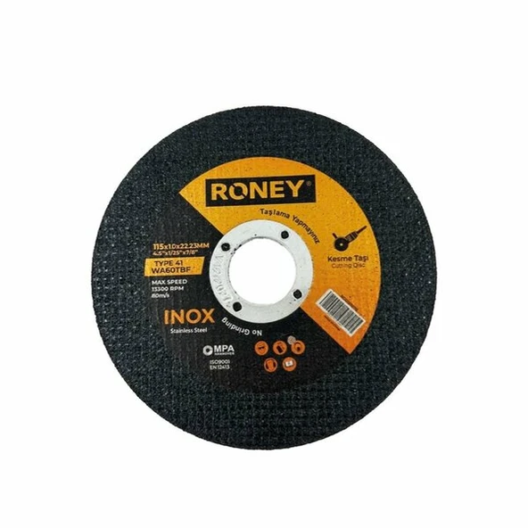 RONEY ROD1010125 125*1,0*22,2 İnox Kesici Taş ürün görseli