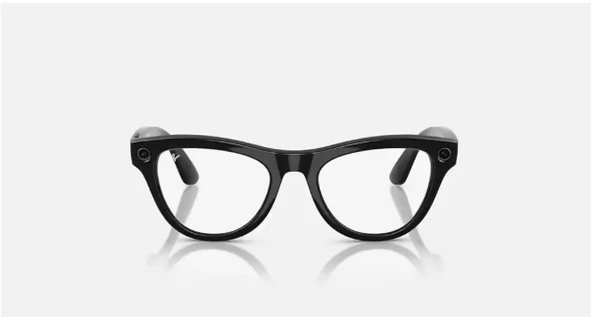 Ray-Ban META SKYLER SİYAH ÇERÇEVE ŞEFFAF MOR RENK GEÇİŞLİ AKILLI GÖZLÜK - 3