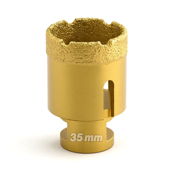 Granit Mermer Seramik Fayans 35 mm İçin Elmas Kaplı Delme Ucu Matkap Uyumlu Yüksek Kaliteli Kesici - Resim 6