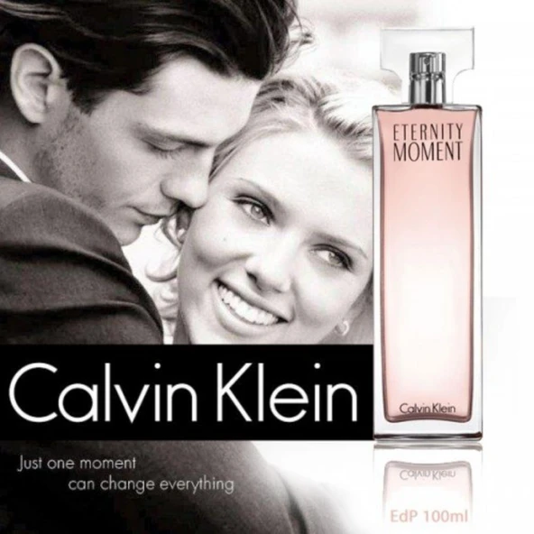 Calvin Klein Eternity Moment EDP 100 ml Kadın parfümü - Resim 4