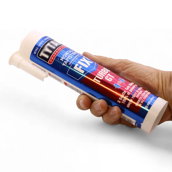 Genel Amaçlı Montaj Yapıştırıcı Sıvı Kit Mutfak Banyo Ahşap Dolap Beton Fayans Mermer 290 ml Beyaz - Resim 2