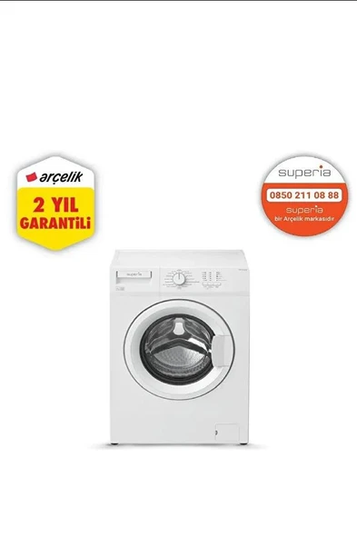 Superia SPR 70120 CM 1200 Devir 7 kg Çamaşır Makinesi ürün görseli