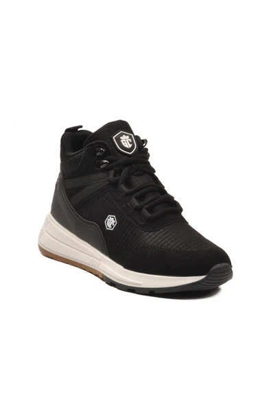 G-Class Siyah Beyaz Bilek Boy Kaymaz Bağcıklı Hafif Unisex Bot 2880 G - 3