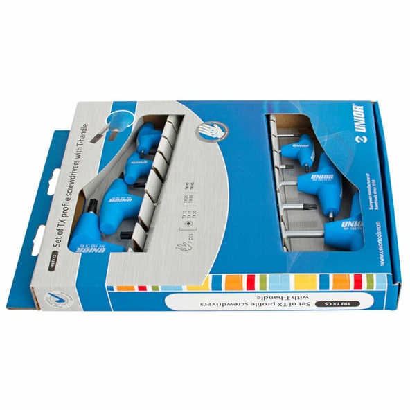 UNIOR UN607888 7 ParçaT Saplı Torx Allen Takımı 193Txcs ürün görseli 1