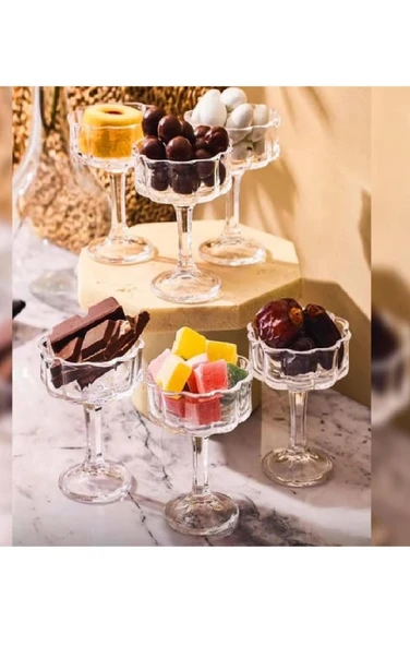 Lavin Premium Manolya Cam Sunumluk LVN41980 - Resim 2