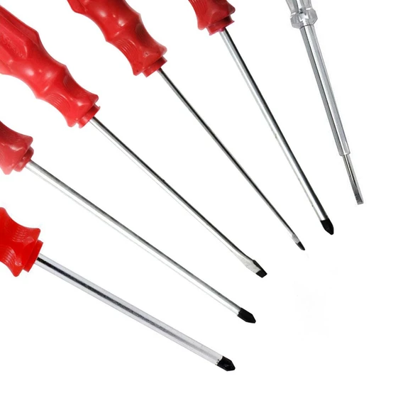 Tornavida Seti (6'Li SET) Düz Yıldız Uçlu Kontrol Kalemi - 2