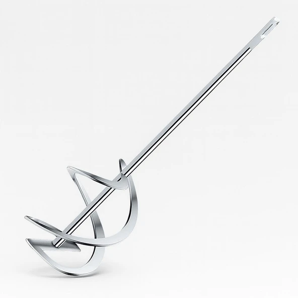 Alçı Boya Karıştırıcı SDS Plus 120x450 mm Spiral Karıştırma Ucu Harç Sıva Boya Alçı Mikser Aparatı