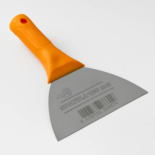 Dayanıklı Ergonomik El Aleti Ispatula Sıva Seramik Boya Sıva Harç Kazıma Saptak Spatula 180 mm 18 cm - 6