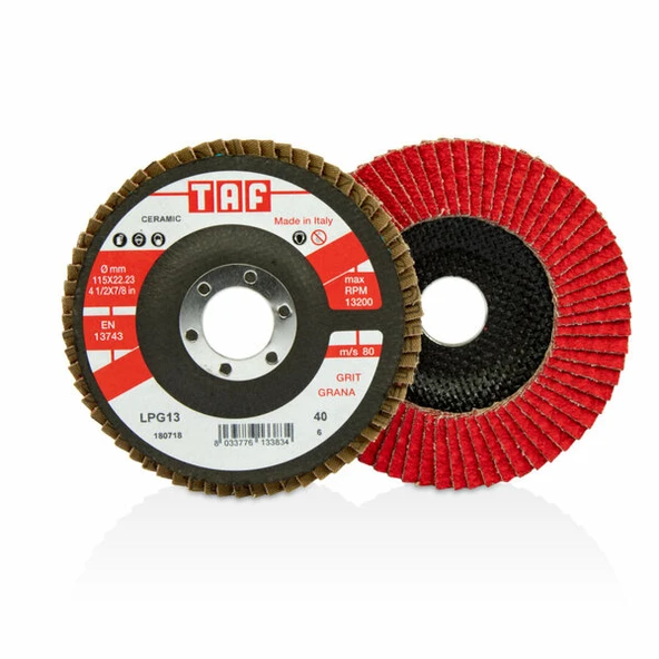 TAF T-LPG14I-40 Flapdisk Ser.Lpg14I-40 K.115X22 mm ürün görseli