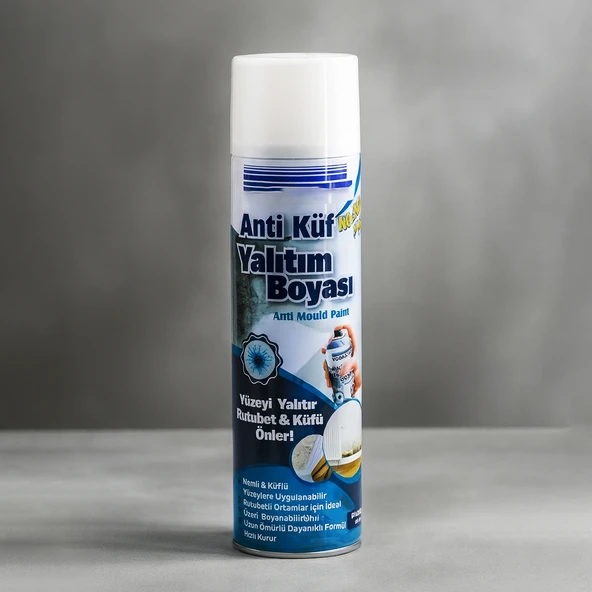 Nem Küf Karşıtı Yalıtım Boyası Rutubet Önleyici Kapatıcı İzolasyon Kaplama 500 ML Beyaz 350 Gr - 5