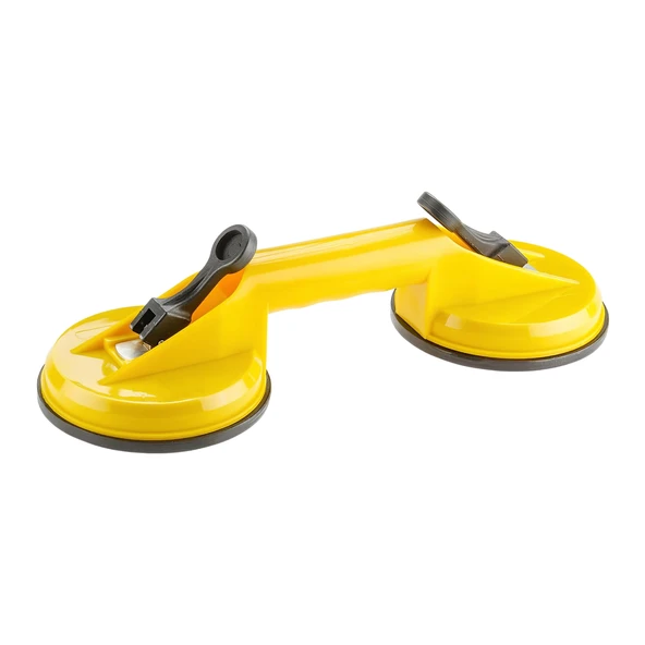 Çiftli Vantuz 2'li Plastik Cam Vakumlu Fayans Ahşap Tutucu Taşıma Araba Kaporta Göcük Çektirme - Resim 2